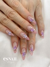 エスネイル 新宿西口店(es NAIL)/キラキラ春カラー