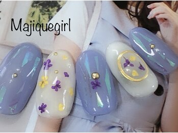 マジックガール 津田沼店(MagiqueGirl)/【押し花ネイル】¥12980