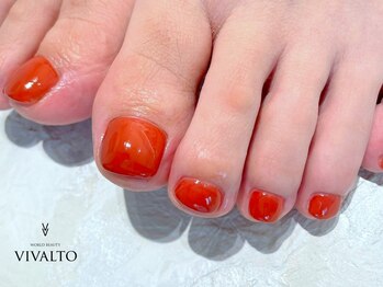 ワールド ビューティ ヴィヴァルト 宝塚店(WORLD BEAUTY VIVALTO)/シンプルネイル/秋ネイル