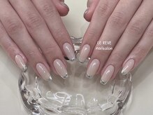 ルレーブ(LE REVE)/ガラスフレンチネイル