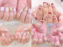 NICENAIL/ジェルネイル/パラジェル/フィルイン/マグネット/MEGAドン・キホーテ鈴鹿店/持ち込みデザインコース