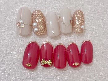 ソレイユ(Soleil)/スキニーフレンチ、ミラーアート