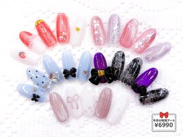 4月の特別ジェル¥6990☆リボン