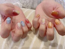 ネイル ハピネス(Happiness)/ニュアンス持込デザイン7500円