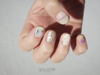 グレースネイルファクトリー(grace'nail factory)/シンプルネイル☆