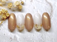 アヤ(AYA)/シンプル偏光パールネイル