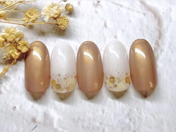 アヤ(AYA)/シンプル偏光パールネイル