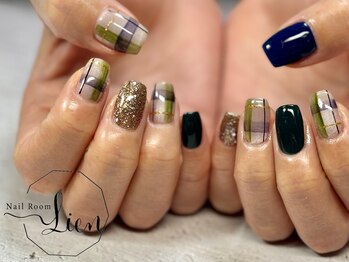 ネイルルーム リアン(NailRoom Lien)/チェックネイル