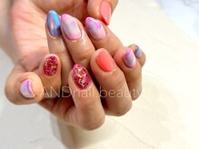 アンドネイル ビューティー(AND nail,beauty)/春ネイル/ニュアンス/藤沢