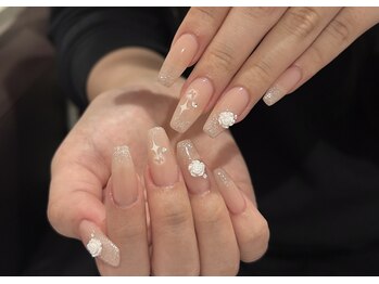 ネイル アバンス 西梅田店(Nail AVANCE.)/ラメグラデーションネイル