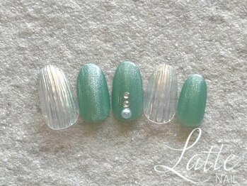 ラテネイル(Latte Nail)/Baccarat design