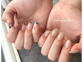 お花ホロ×フラッシュネイル♪