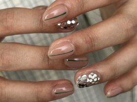 【パラジェル】個性派ネイル