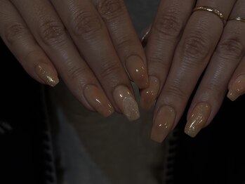 サトリネイルルーム(Satoril..nail room)/peach / more artdesign