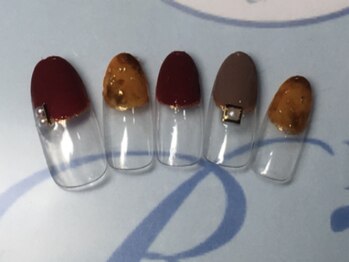 ネイルサロン リリオ(Nail Salon Ririo)/べっ甲フレンチネイル