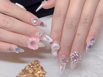 モアネイル 新宿/ワンホンネイル/持ち込み/新宿