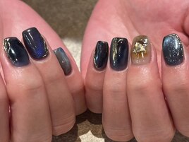 <ハンド>デザインシンプルネイル