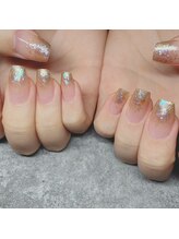 リブ(Lib)/ラメグラ/シンプルネイル