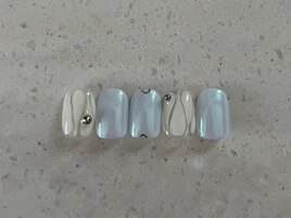 夏色ニュアンスデザインネイル