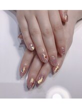 クリスタルネイルサロン(Crystal Nail)/韓国ネイル　オーロラネイル