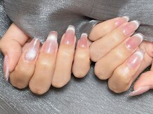 ダイアモンドネイルスタジオ 新宿店(Diamond Nail Studio)/チップ長さだし10本デザイン