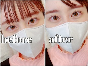 アイラッシュアンドスパ シーア(Seaa)/ブロウリフト×まつげパーマ