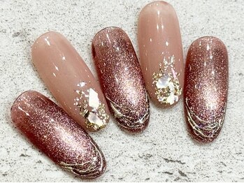 チェリーズネイル(Cherrys Nail)/マグネットネイル 大人ネイル