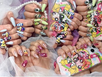 お爪かわいいネイルサロン/スカルプ8本コース♪