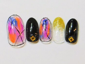 ネイルサロン ドレリッチ 大宮店(drerich)/【6990】タイダイクール