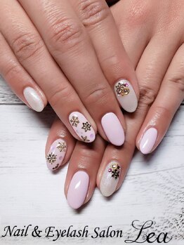 ネイルアンドアイラッシュサロン レア 千葉店(Lea)/アート6本付ジェル