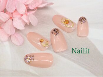 ネイリット 銀座(Nailit)/ビジューネイル ¥8800【¥9680】
