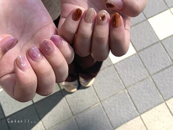 サトリネイルルーム 西宮北口(satori nail room)/アシメ〇