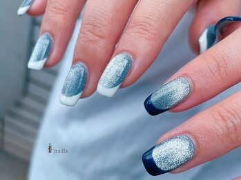 アイネイルズ 吉祥寺店(I nails)/マグネットフレンチ