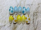 ミラーフラワーネイル