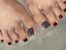 【フット人気no.1 】フットネイル迷ったらこれ!親指アート2本付き