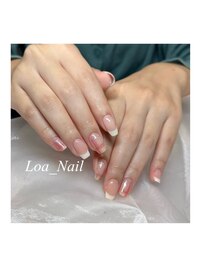 チェック柄ネイル