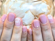 ネイルズ ララ(nails Lala)/レース定額デザイン。