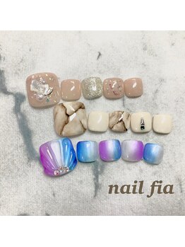 ネイルフィア(Nail Fia)/フット/夏◇イチオシデザイン