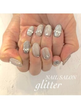 ネイルサロン グリッター(NAIL SALON glitter)/大人マグネットネイル