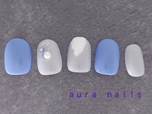 アウラネイルズ(aura nails)/☆ハンドシンプルコース　¥6800