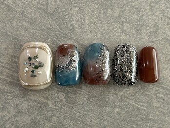 カラネイル 南森町店(calla nail)/個性的 キラキラネイル