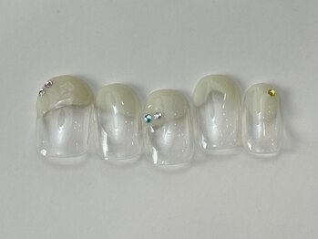 ネイルメゾン 天神店(NAIL MAISON)/塗りかけストーン¥7000