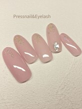 プレス ネイルアンドアイラッシュ(PRESS NAIL&EYELASH)/【ハンド】定額※オフ込￥9800