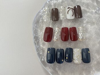 ニンニ(ninni)/シンプル冬ネイル