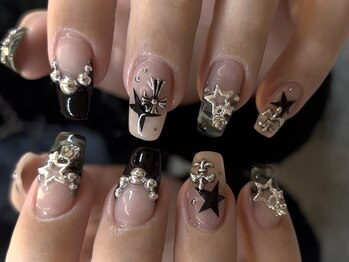 カモフラスターネイル