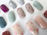 ○campaign hand gel○バラネイル ¥6800