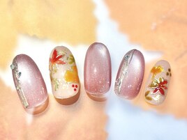 紅葉ネイル