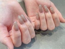 オン(On)/先端ラメ☆オフィスネイル