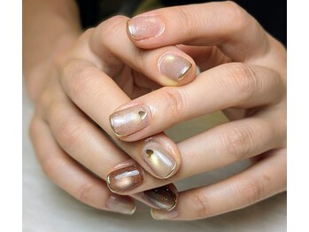 マグネット&ミラーネイル