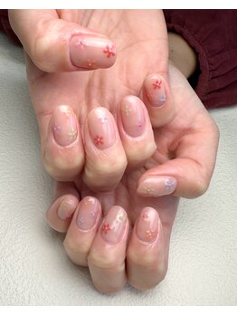 ラブナ(LOVENA)/スプリングフラワーネイル